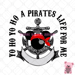 yo ho mickey pirates life for me png, disney png, disney mickey png, digital download