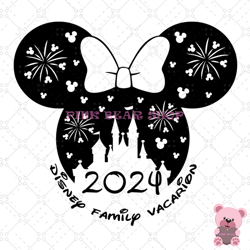minnie castle disney family vacation 2024 png, disney png, disney mickey png, digital download