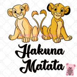 simba nala lion king hakuna matata png, disney png, disney mickey png, digital download
