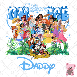 disney characters on ice daddy png, disney png, disney mickey png, digital download