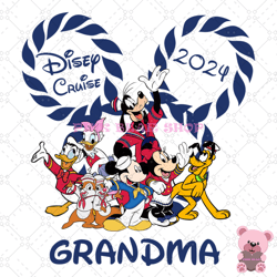 grandma mickey disney cruise 2024 png, disney png, disney mickey png, digital download