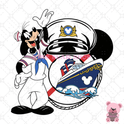 sailor goofy dog disney cruise ship svg, disney svg, disney mickey svg, digital download