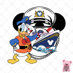 sailor donald duck disney cruise ship svg, disney svg, disney mickey svg, digital download