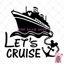 let cruise disney mickey anchor ship svg, disney svg, disney mickey svg, digital download