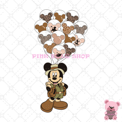 animal kingdom wild balloon mickey mouse svg, disney svg, disney mickey svg, digital download