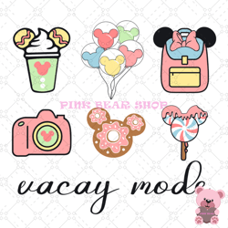 vacay mode disney carnival mouse svg, disney svg, disney mickey svg, digital download