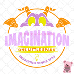 figment imagination one little spark inspiring since 1983 svg, disney svg, disney mickey svg, digital download