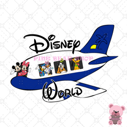 disney world mickey and friends airplane png, disney png, disney mickey png, digital download