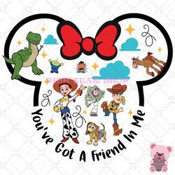minnie mouse toy story you've got a friend in me png, disney png, disney mickey png, digital download