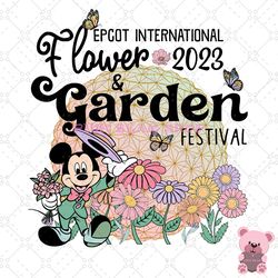 epcot international mickey flower and garden festival png, disney png, disney mickey png, digital download