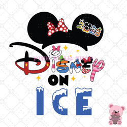 minnie mouse ears disney on ice 2024 png, disney png, disney mickey png, digital download