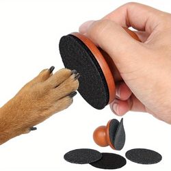 dog nail file, nail file for dogs, scratch square for dogs stress free nail file