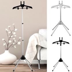 steamer stand telescopic garment steamer rack height adjustable - garment foldable standing garment hanger for steaming