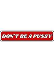 dont be a pussy eat one cool helmet sticker spartan cool funny sticker