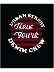 urban street new york denim crew