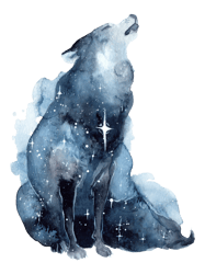 galaxy howling wolf