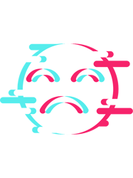 glitched emoji (sad)