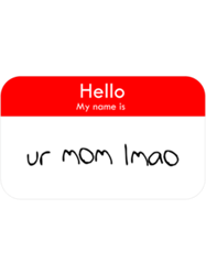 ur momquot nametag active