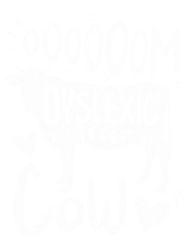 dyslexia awareness oooom dyslexic cow reading learning farm