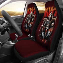 rock band kiss band art car seat covers amazing fan gift