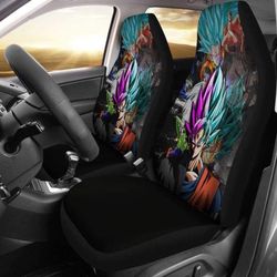 goku vs black goku dragon ball car seat covers