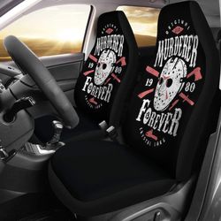 Friday The 13th Jason Voorhees Art Car Seat Covers Movie Fan Gift