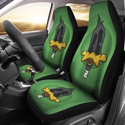 daffy duck car seat covers looney tunes cartoon fan gift