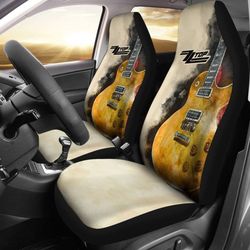 zz top car seat covers guitar rock band fan gift