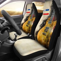 the police car seat covers guitar rock band fan