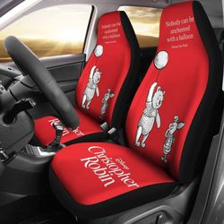 nobody can be uncheered with a balloon winnie the pooh car seat covers