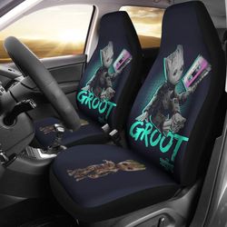 marvel guardians of the galaxy groot tape car seat covers
