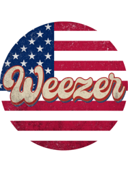 vintage weezer personalized american flag proud name29