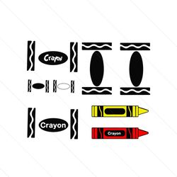 funny crayon wrapper box school life svg