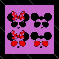 mickey mouse sunglasses svg, disney svg, minnie mouse head svg, mickey mouse head svg