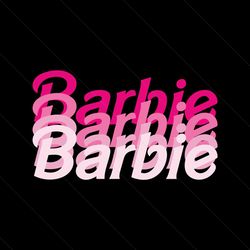 vintage barbie pink text svg barbie movie svg digital file