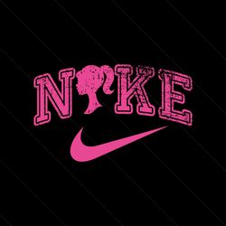 sportive pink girl svg nike barbie girl svg cutting digital file