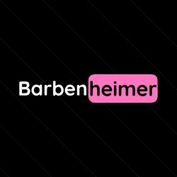 barbenheimer svg barbie vs oppenheimer movie svg file