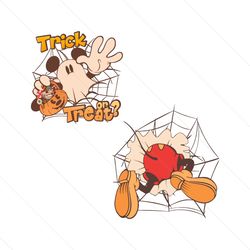 mickey trick or treat halloween svg cutting digital file