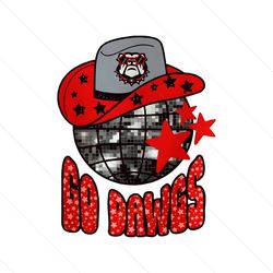 go dawgs georgia bulldogs disco ball png download