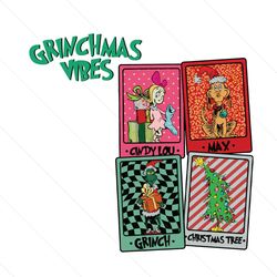 grinchmas vibes svg cindy lou who and max file