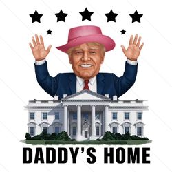 white house daddys home trump meme png