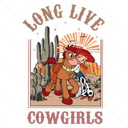 vintage long live cowgirls jessie bullseye png