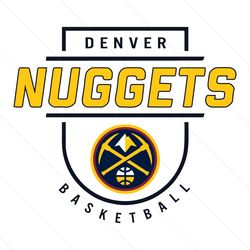 denver nuggets basketball logo svg