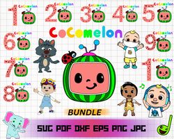 mega cocomelon svg bundle cocomelon clipart cocomelon party supplies png cocomelon bundle cocomelon svg birthday cocomel