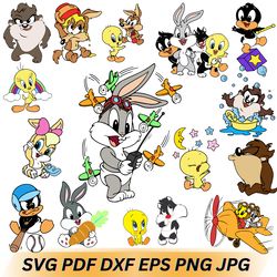 loone toons svg, looney tunes svg, looney tunes birthday svg, looney tunes png, tunes clipart, cartoon bundle laye