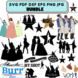 hamilton svg mega bundle , hamilton png , for cricut  hamilton silhouette, hamilton quotes svg, cricut file, cut file,