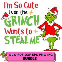 grinch svg bundle, grinch face svg file, christmas grinch svg, resting grinch face, clipart, cut file, cricut