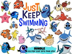 finding nemo svg, nemo svg, dory svg, finding nemo, finding dory svg, nemo, finding nemo clipart, nemo birthday, fish