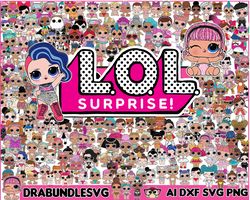 magic lol surprise dolls bundle svg, baby doll svg, lol doll svg, lol doll kis svg,