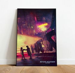 blade runner canvas, canvas wall art, rolled canvas print, canvas wall print, movie canvas-1